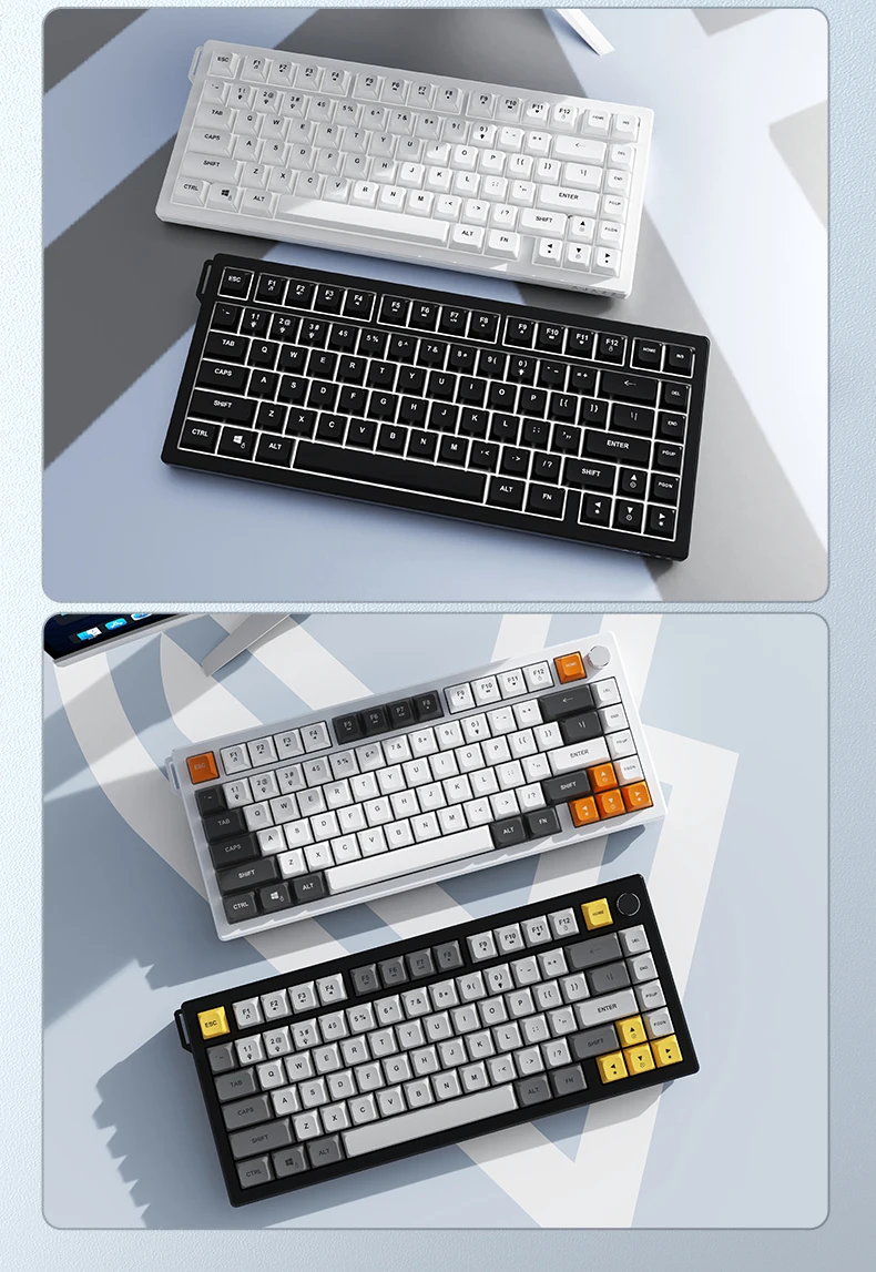 low profile keyboard 82 keys compact layout product view