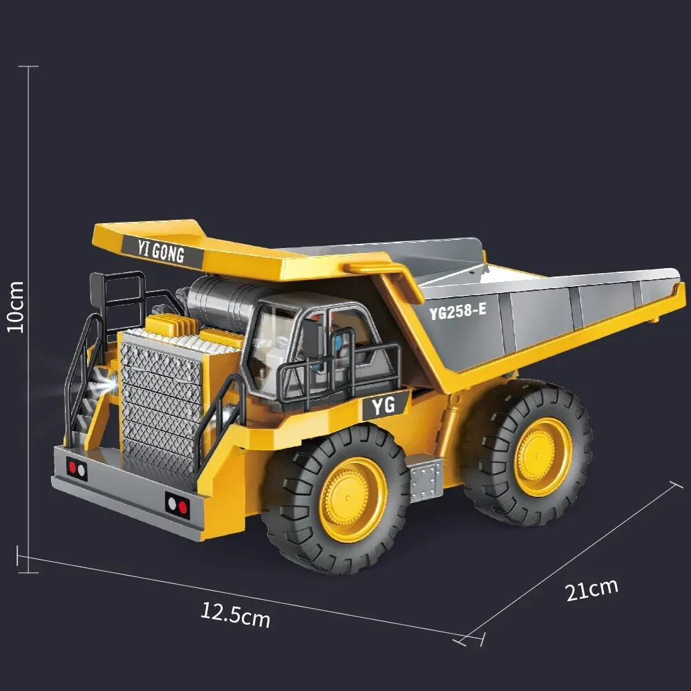 S416aa9af31e444d598282ab4de62c6f0c 2.4G RC Car Zabawki dla dzieci Zdalnie sterowany samochód Zabawki dla chłopców Sterowanie radiowe Koparka Wywrotka Buldożer Elektryczne zabawki dla dzieci Prezent