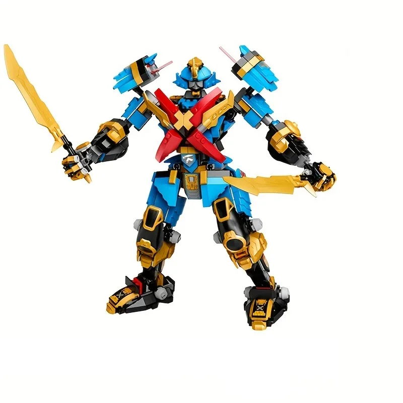 1003PCS Mecha Nya s Samurai X MECH Building Blocks 71775 With Figures 1003pcs-mecha-nya-s-samurai-x-mech-building-blocks-71775-with-figures