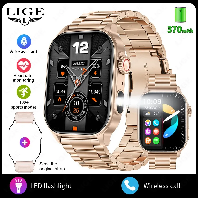 Rose gold steel