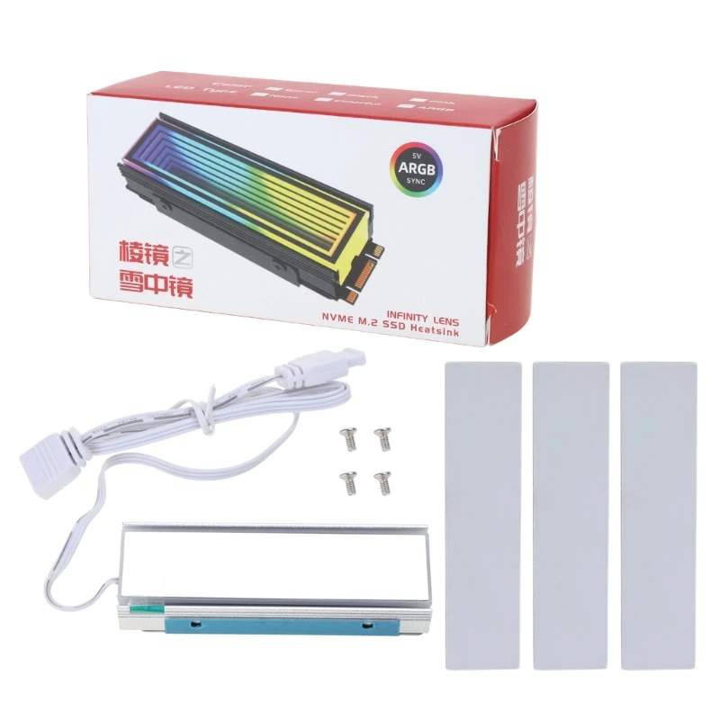 M.2 SSD 방열판 SSD 방열판 냉각기 SSD 라디에이터 ARGB 라디에이터 액세서리