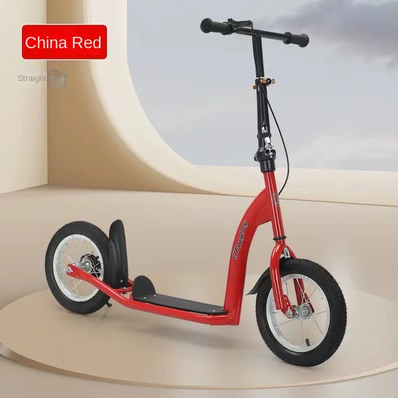 Two Wheel Inflatable Skateboard Children's Pedal Scooter 6-18 Year Old Youth