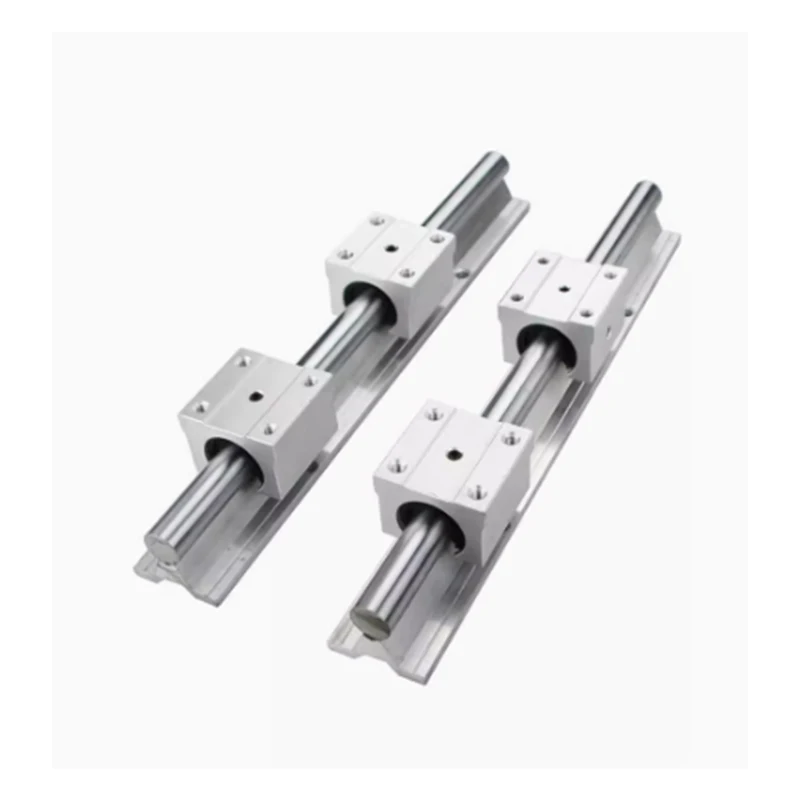 2pcs SBR20 Linear Guide 100-1150mm ANY LENGTH 20mm Linear Rails 4pcs SBR20UU Ball Bearing Block CNC Router