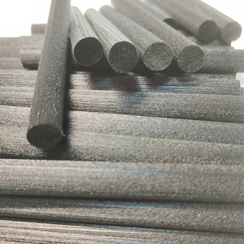 Black Fiber Sticks Reed Diffuser Replacement Stick DIY Home Decor Extra Thick Rattan Reed Oil Diffuser Refill Sticks