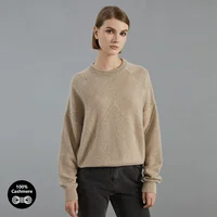 BC819 High Quality Luxury Women's Clothing 100% Cashmere thick Pullover Knitted Sweater winter