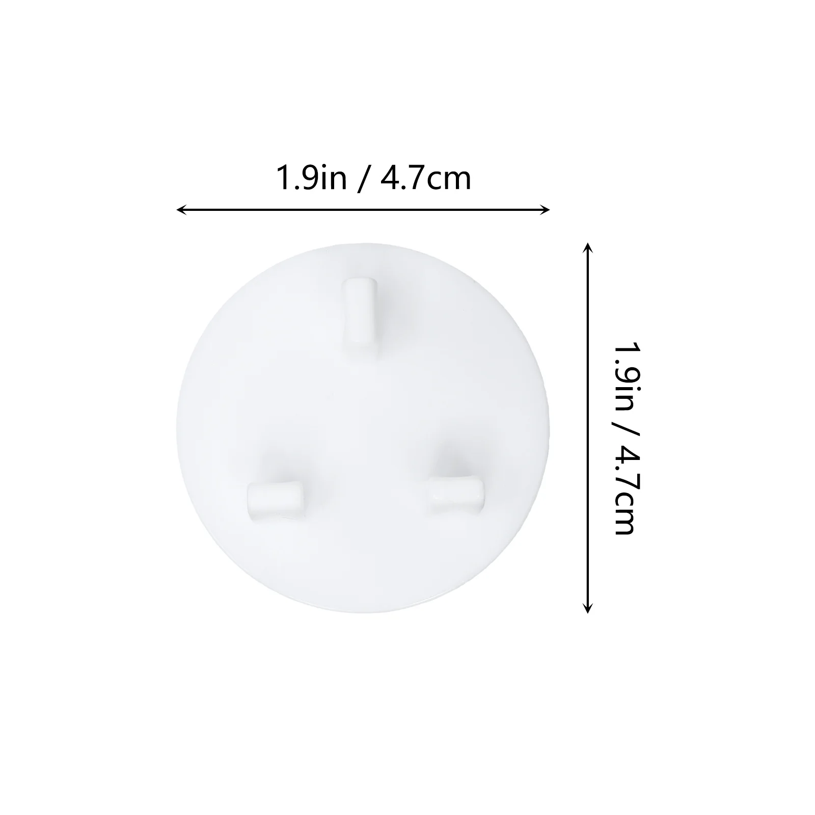 20 Pcs Socket Plastic Outlet Covers Baby Proof White Caps Prevent Electrocution Child Safety Home Office Garage Easy