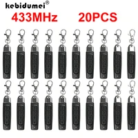 20PCS Remote Control 433MHz Car Key Garage Door Gate Opener Remote Control Duplicator Clone Cloning Code 4-Button Transmitter