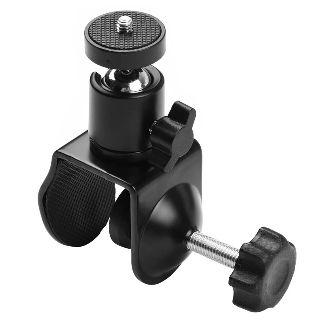 FEICHAO U Clamp Camera Desktop Holder with Adjustable 1/4 Screw Mini Ball Head Mount For DSLR Camera Monitor LED Light