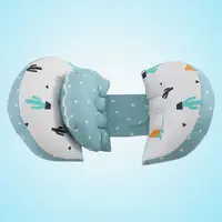 Solid Color U-shaped Pregnant Woman Pillow Sleeping Pillow For waist And Belly During Pregnancy Adjustable Width 2 Colors 1