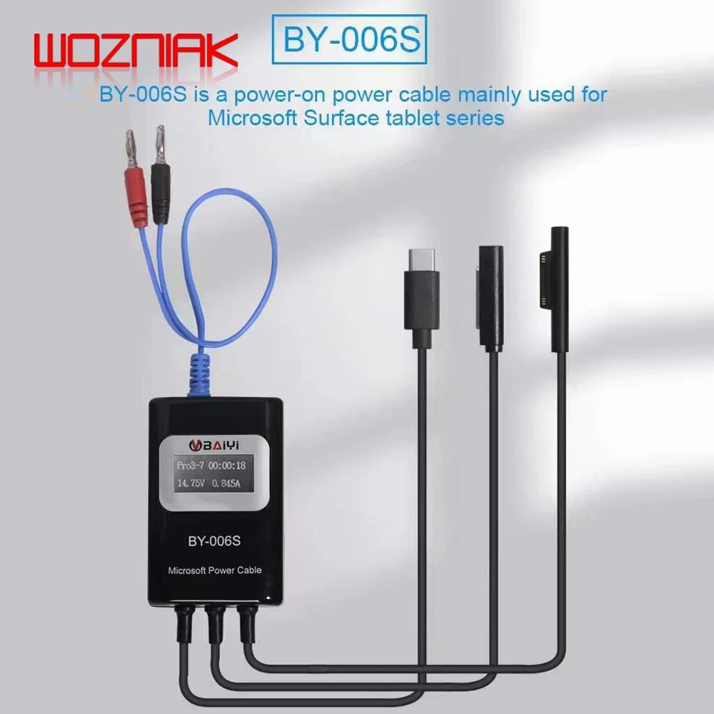 auto body dent pullers By-006s Microsoft power cord Quickly confirm the fault point of the main board and detect the cable for SURFACE Tablet Series car trim removal tool