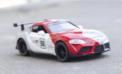 Toyota GR Supra Pandem Track Version Diecast Toy Car with Lights and Opening Doors - Collectible Gift (Supra2)