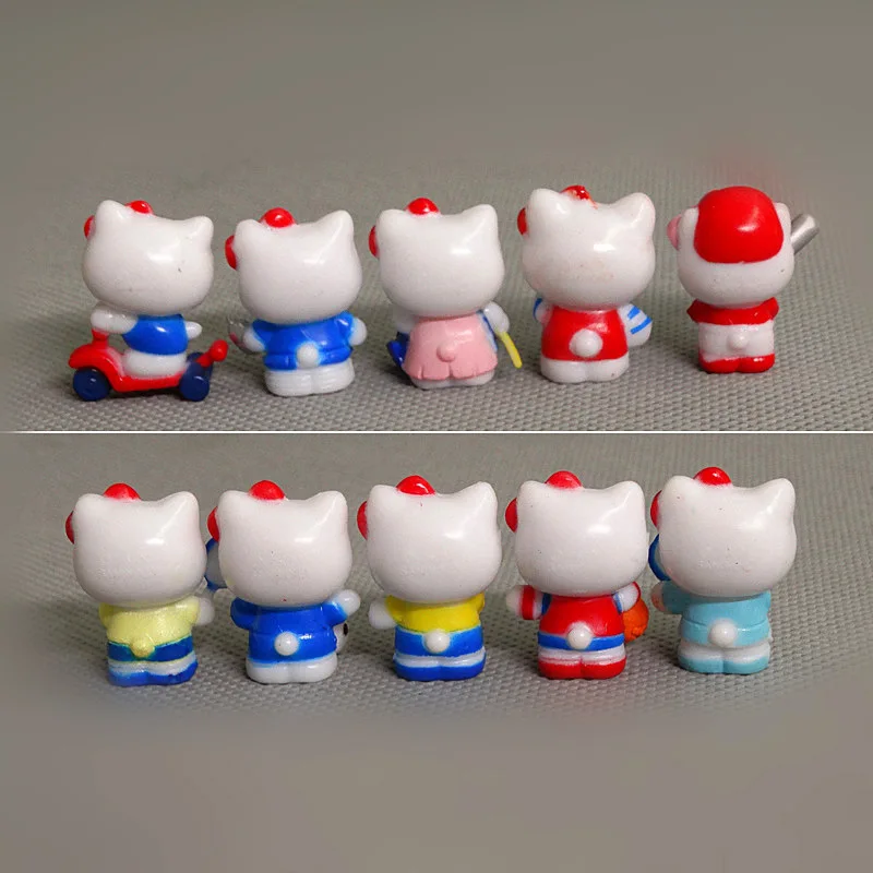 Sanrio Anime Figures Mini Hello Kitty Kt Cat Model Toy Doll 