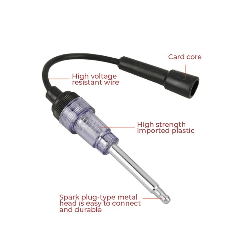 Car Spark Plug Tester Pen Ignition Coil Tester Tool Auto Checker Detector Automotive Ignition System