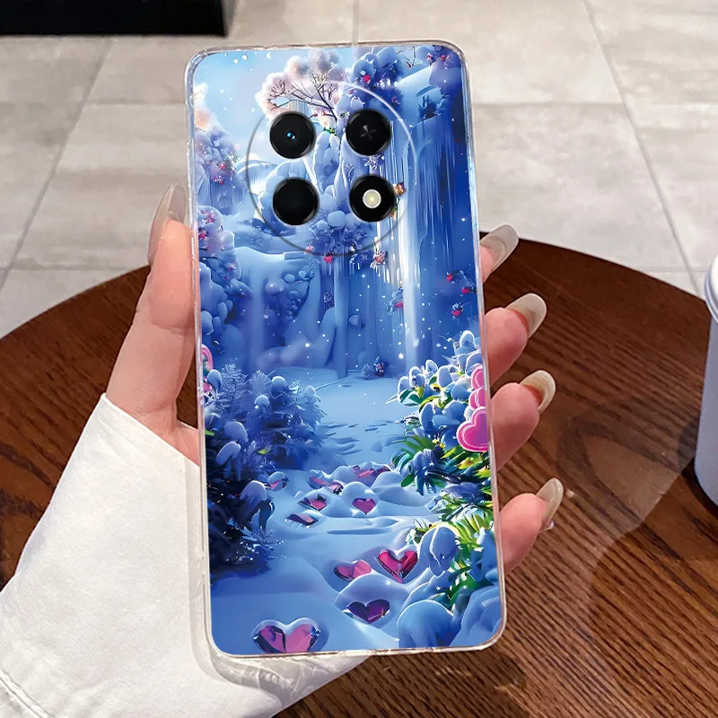 Aesthetic Cute Cat Cartoon Soft Silicone Transparent Phone Case Cover