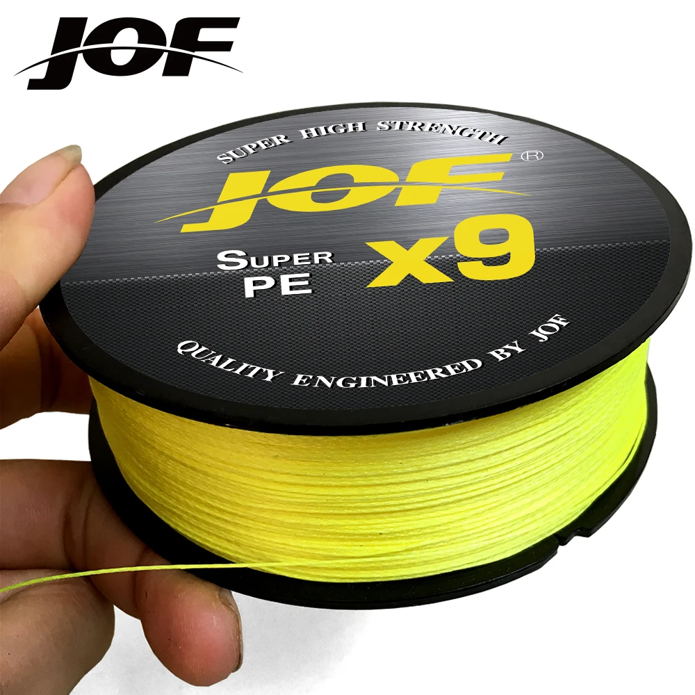 JOF Fishing Line 9 Strands Super Strong PE Braided Wire for Saltwater