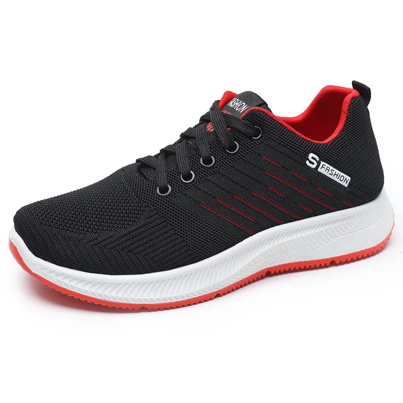 

Men's shoes air-permeable woven laces shallow running shoes fashionable casual sports shoes men's loafers vulcanized shoes