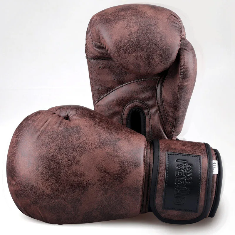 

PU Boxing Gloves for Men and Women, Training Equipment, Karate Muay, Ride Force, Kick Thai, Free Fight, MMA Sanda, Adults