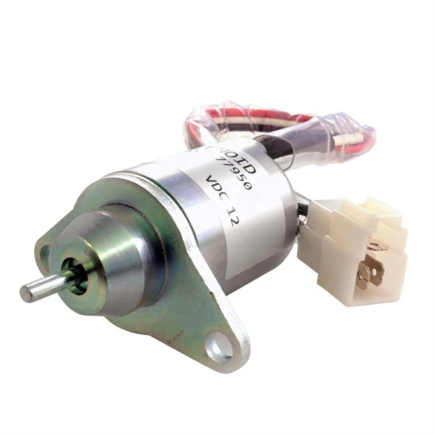 12V Stop Solenoid For Yanmar 4TNV98L Engine - Replacement Part #1503ES-12S5SUC5S