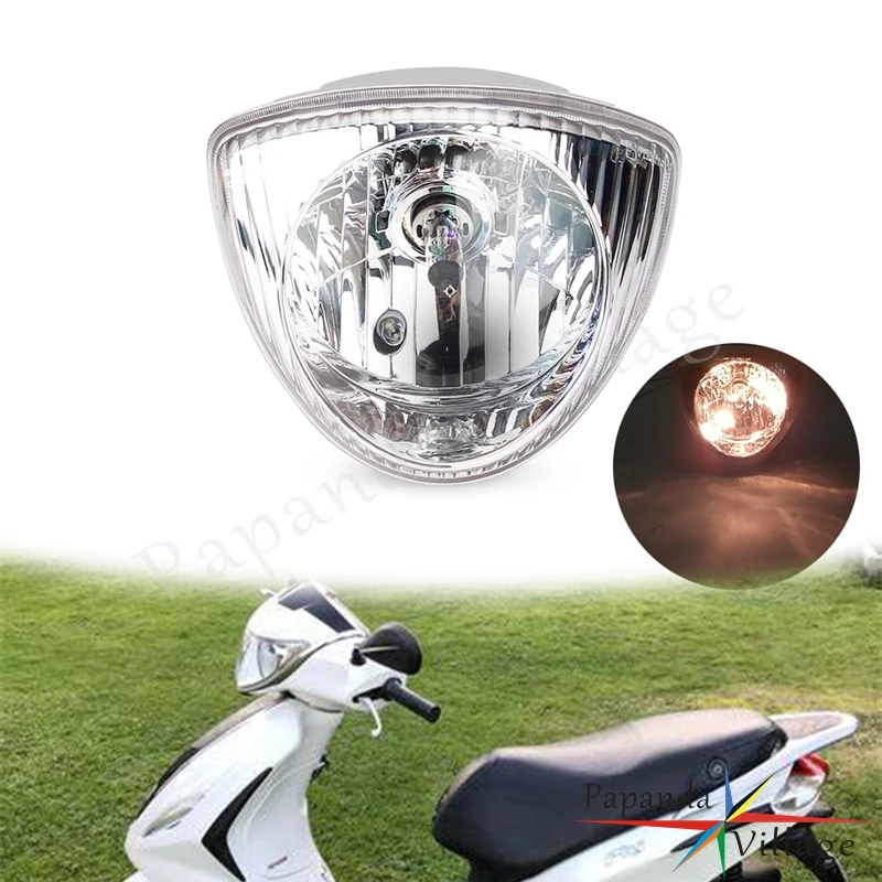 Per Piaggio Fly 50 2T 4T 100 4T 125 4T Euro 3 150 4T Euro 3 Liberty 50 125 Scooter Faro Trasparente E6 Luce Anteriore Abbagliante Anabbagliante