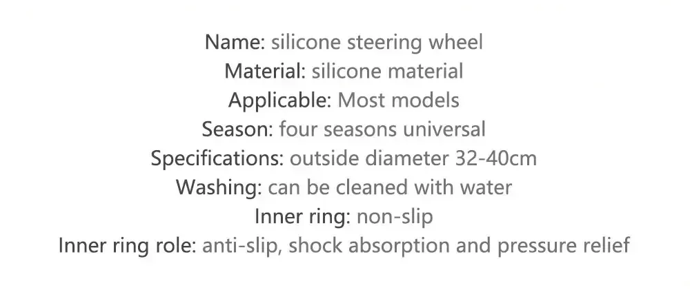 Auto Universal Silikon Lenkrad Elastische Handschuh Abdeckung Textur Weiche Auto Multi Zubehör Dekoration DIY Abdeckungen Farbe – Detail 6