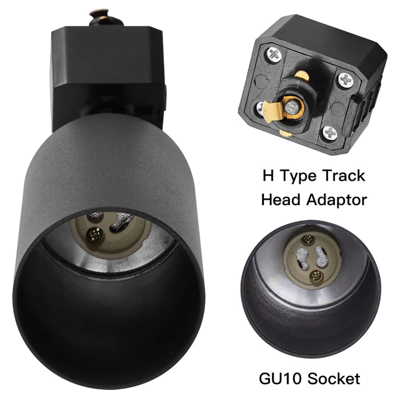 Full Sets Led Track Lights GU10 Ceiling Spot Led Rail Lighting for Living Room Decor 110V 220V Spotlight Wall Track Light Fixtur 4