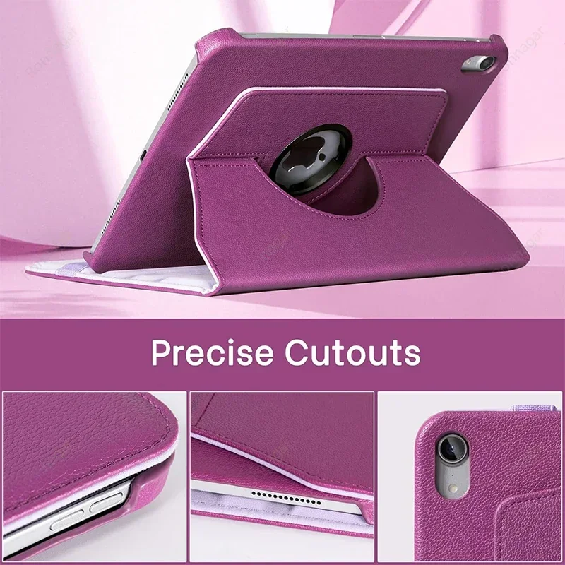 Estojo Rotativo para Ipad Estojo Rotativo de 360 Graus Ipad Pro 11 Air Mini Ipad 5th 6th 9.7 2023 ° ° ° 10.2 ° 2023 - Imagem 3