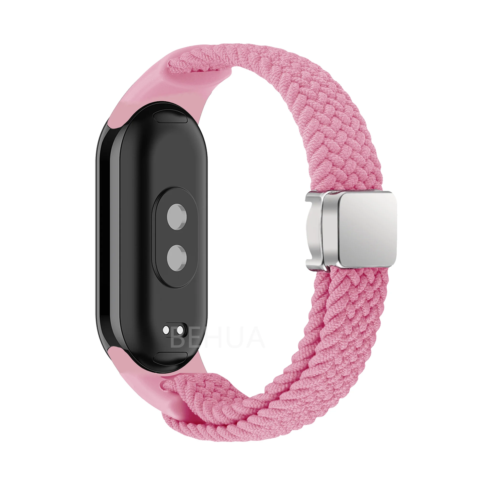 Braided Nylon Elastic Weave Smart Watch Band Strap in Multicolor