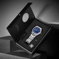 TOMI montre pour hommes d'affaires de luxe coffret cadeau boîtier en or Rose de haute qualité montre à Quartz Simple et polyvalente Relogio Masculino 6