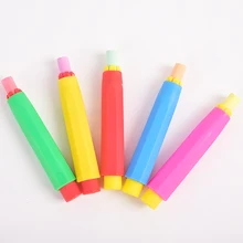 

1pc Plastic Chalk Holder Colorful Adjustable держатель для мела Teacher Accessories Easy Storage for Students Office Supplies