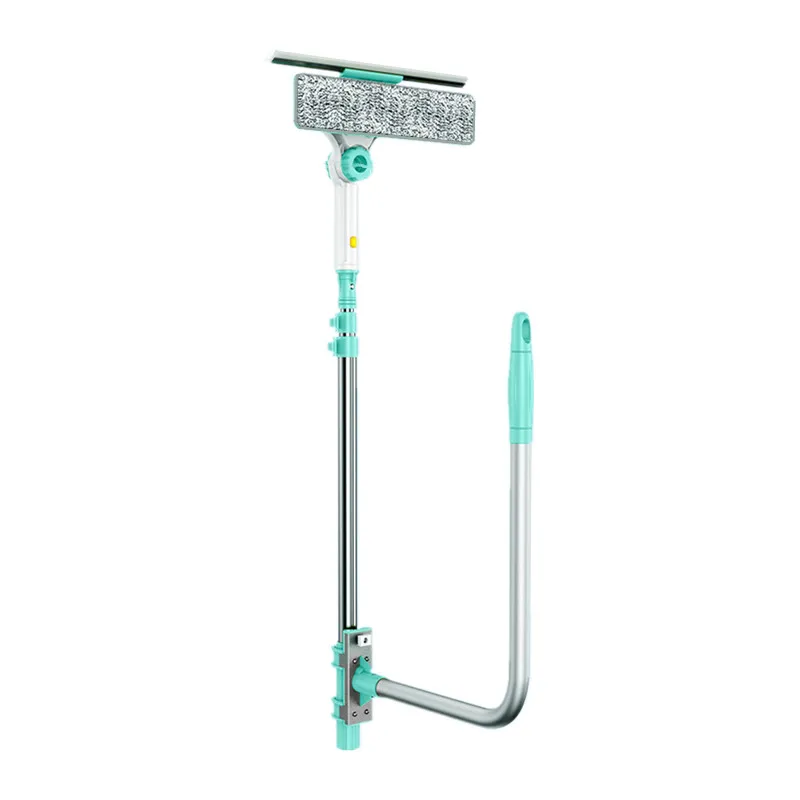 Double Wiper Dust Removal U-Shape Outdoor Telescopic Cleaner Dry Water Scraper for Glass Cleaning in tall buildings window cleaning squeegee window cleaner window cleaning tool cleaning scraper glass scraper glass window scraper cleaning squeegee scraper tool scraper cleaner