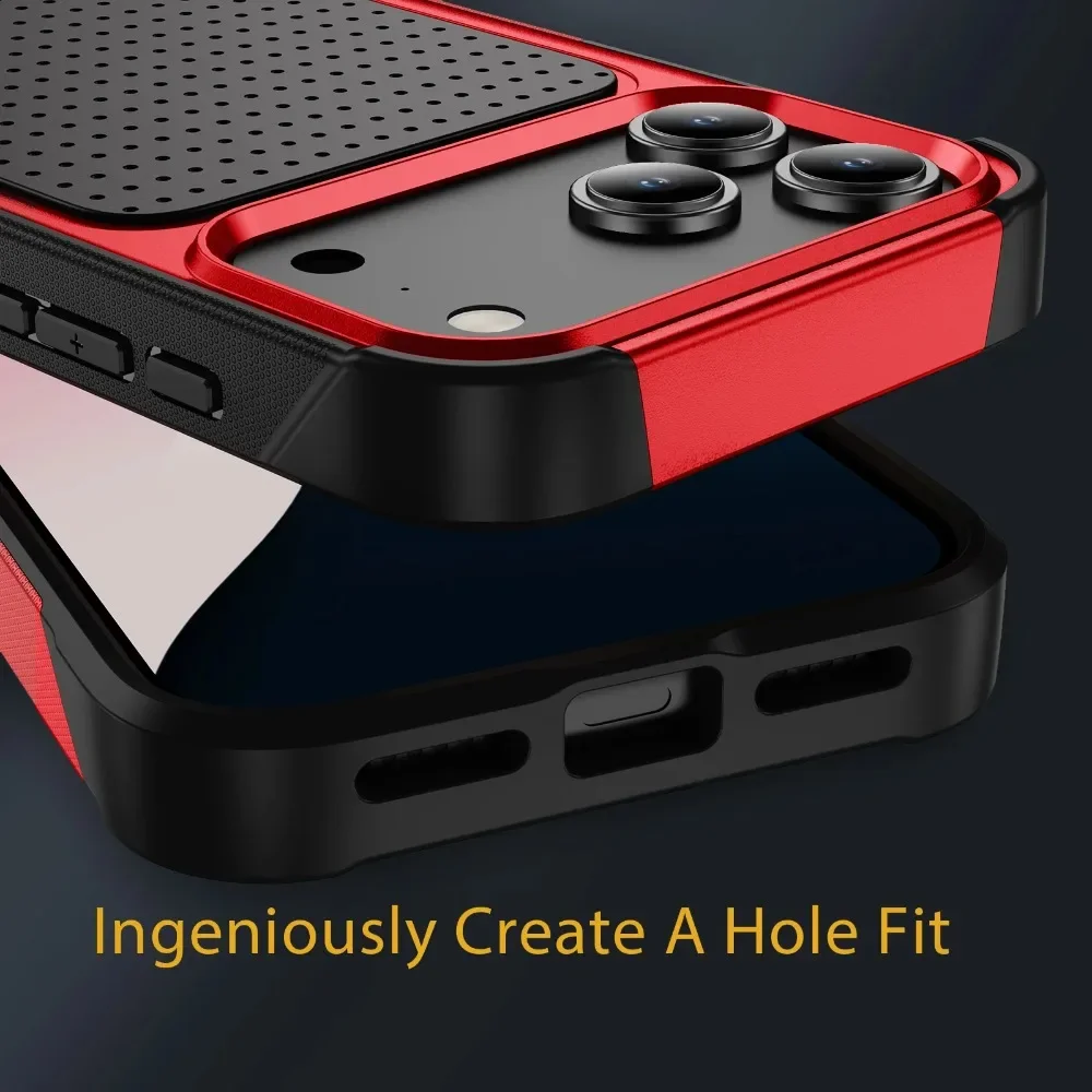 Enhanced Hybrid Armor Phone Case - Military Grade Protection with TPU+PC Anti-Drop Cover, Includes Packet Box