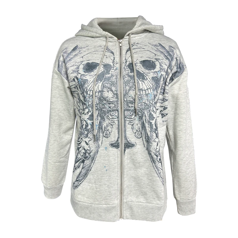 

Женский свитшот на молнии, с длинным рукавом