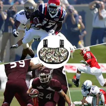 American Gear Football Back Plates EVA Kids Adults Rugbys Back Flap Low Back Pads Rear Lower Back Protector Sports Accessories 2