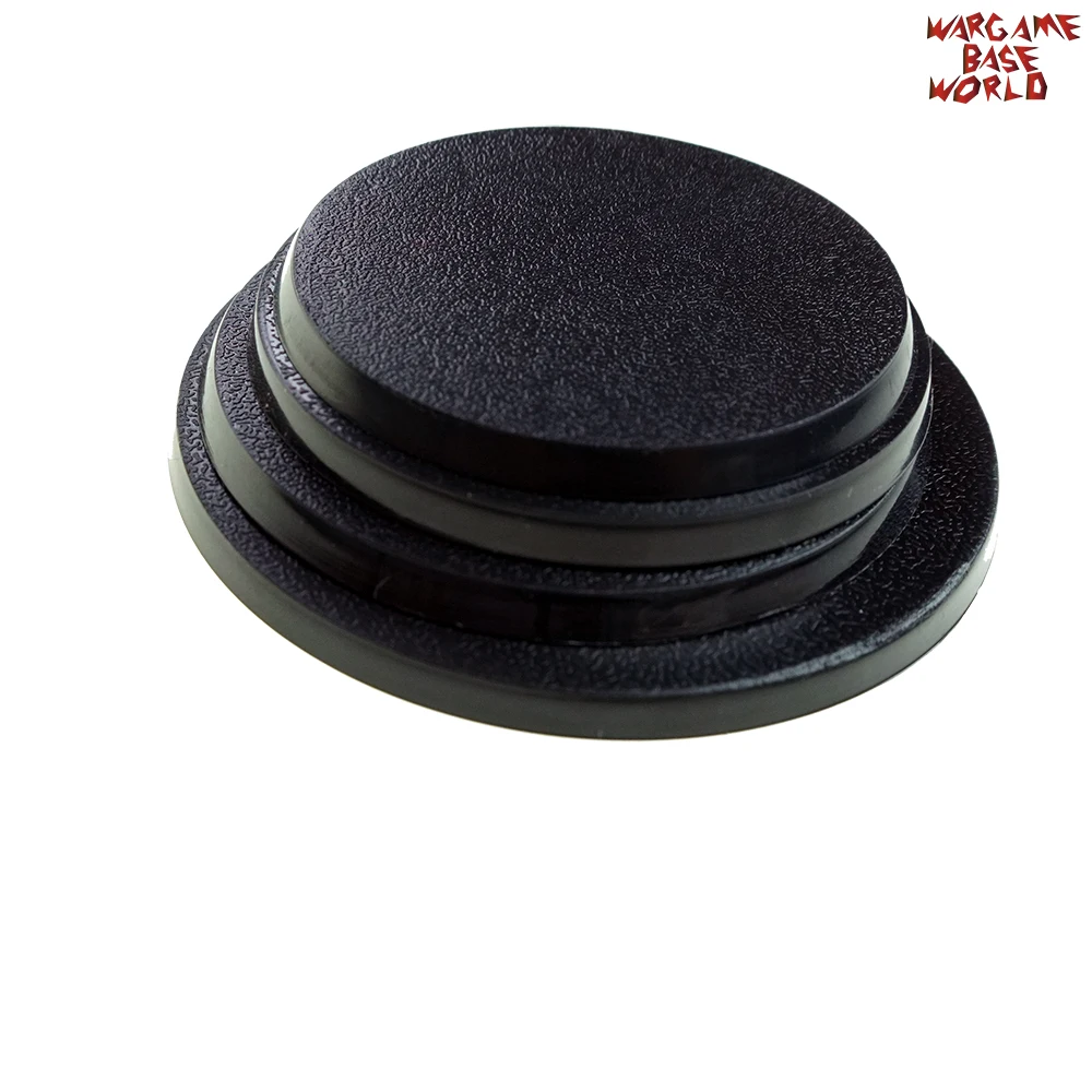 Round 64.5mm Bases for Games Plastic Black Bases  Resin Figure  Resin Kit Bases