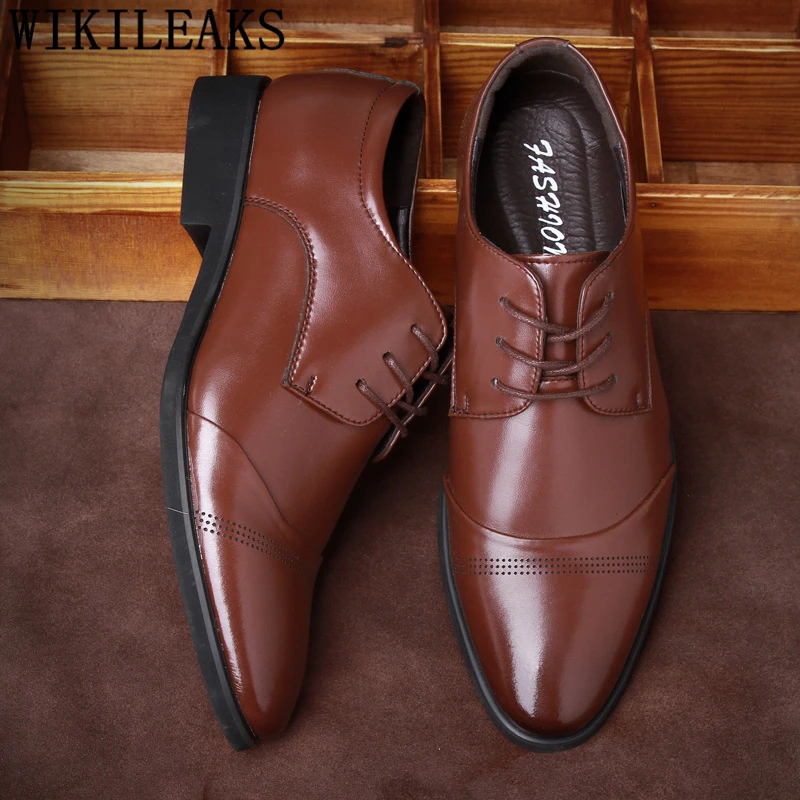 Moda Uomo Scarpe Eleganti Scarpe Da Lavoro Italiane Uomo Scarpe Da Ufficio In Pelle Oxford Uomo Designer Scarpe Uomo Elegante Ayakkab