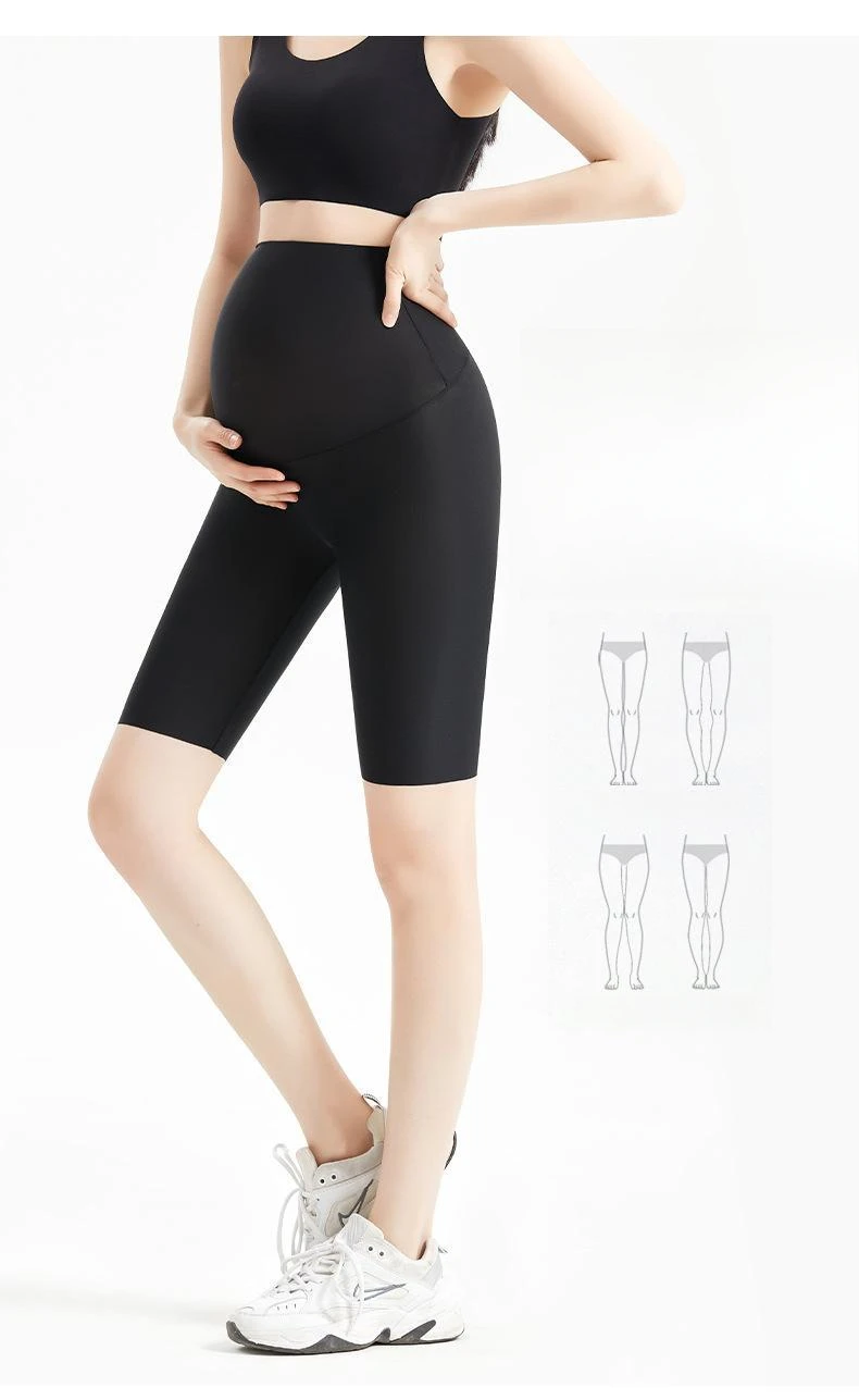 Ultra-thin Safety Pants Maternity Shorts Shorts Spring and Summer Thin New Maternity Pant Leggings Beautiful Mother
