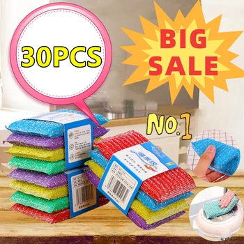 30/20/10/5/1PC Pot Dish Wash Sponges Double Side Dishwashing Sponge Household Kitchen Cleaning Tool Tableware Dish Washing Brush 1