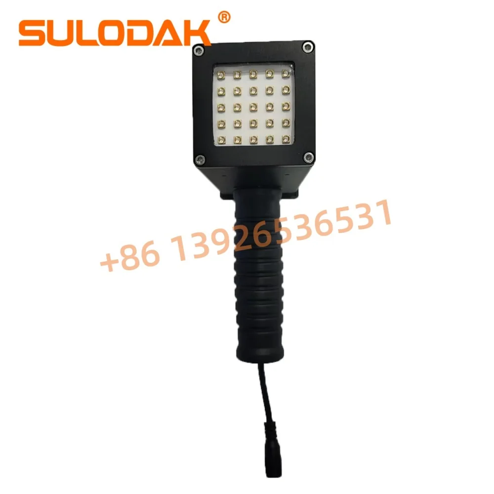 Handheld Uv Lamp Automotive Sheet Metal LED Curing Lamp Car Paint Flaw Detection UV Glue UV Ink LEDUV Curing 40*40MM