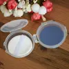 Double Fold Powder Puff Box Can Hold 2-4 Powder Puffs Transparent Dustproof Box Moisture-proof Cosmetic Case Home Trave 1