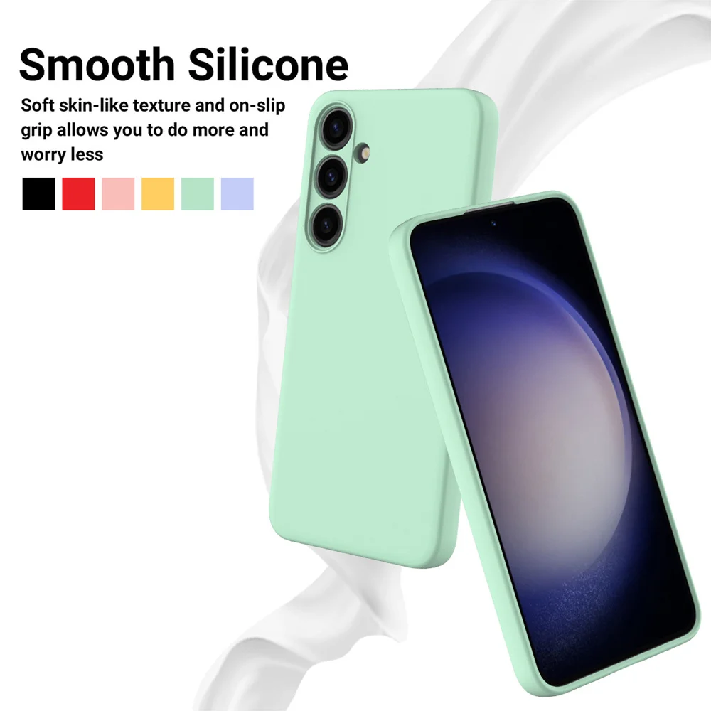 Premium Soft Silicone Protective Phone Case - Durable Thick Solid Cover