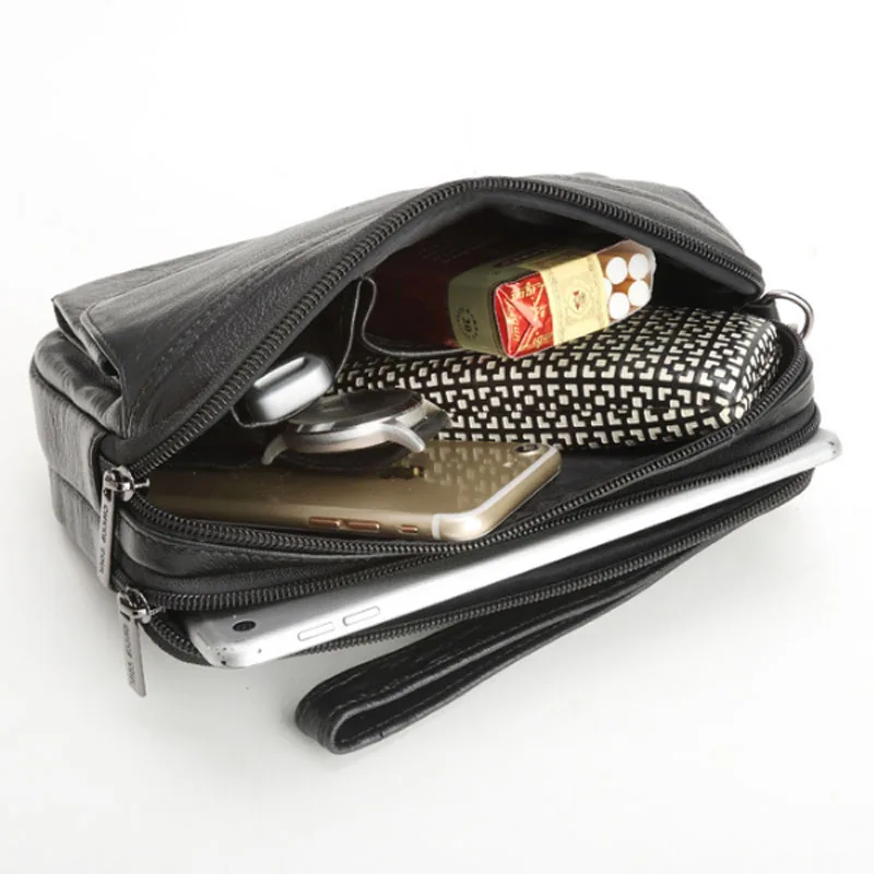 Men Vintage Leather Clutch Purse Business Clutch Bags Mobile Phone Case Cigarette Purse Pouch Male Handy Bag Wallet leather men wallet