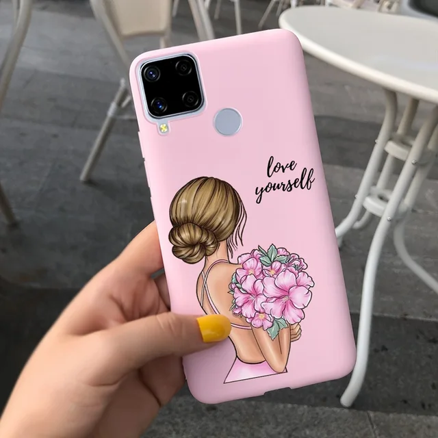 Realme C15 Realme C12 Back Cover For Girl Realme C12 Back Cover