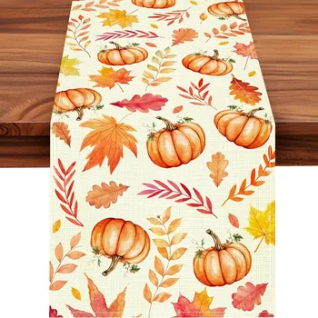 Pumpkin Fall Table Runner 1