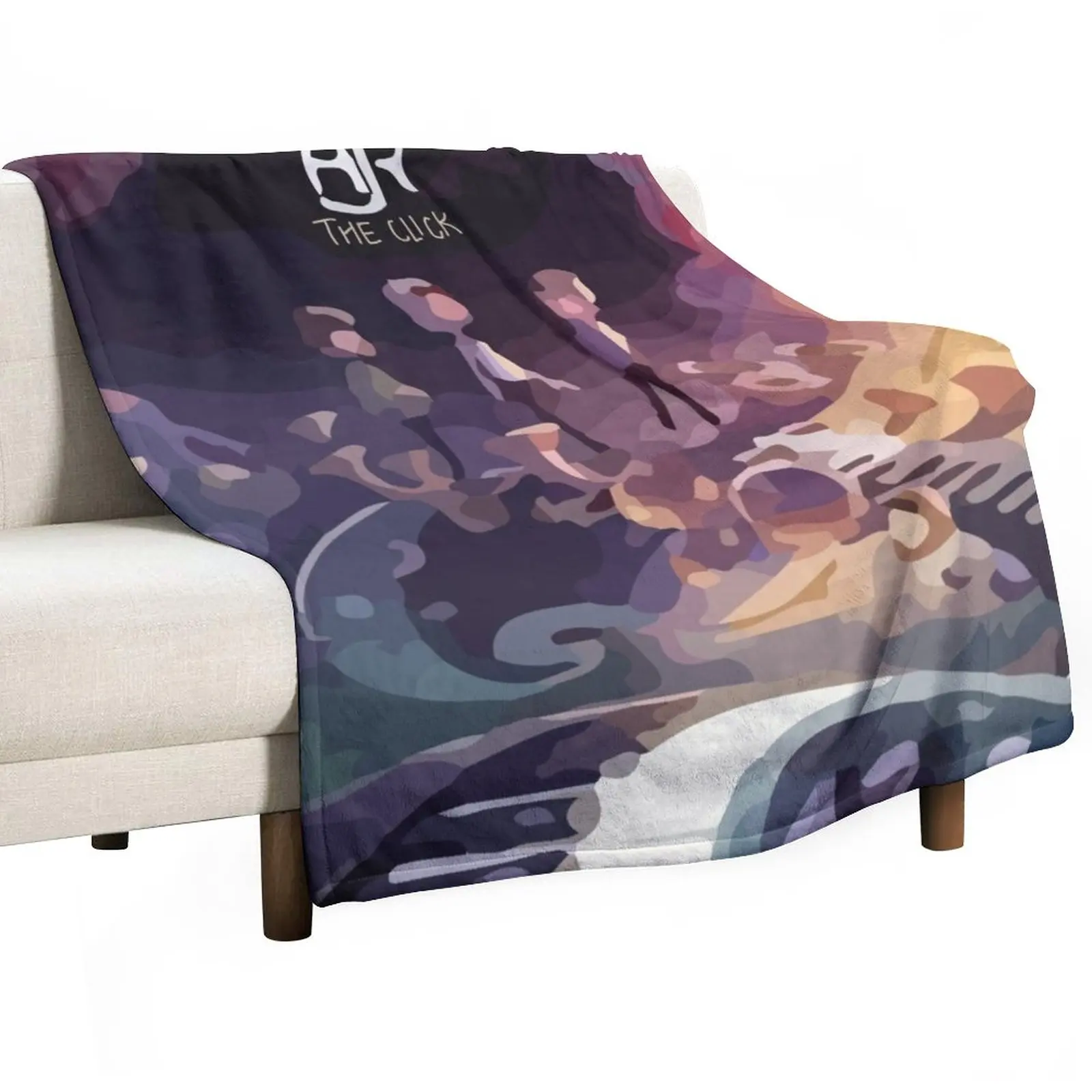 

The Click Album Cover Throw Blanket Custom Blanket Blankets Sofas Of Decoration fluffy blanket sofa