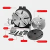4 inches Milling indexing head rotary table three-jaw chuck universal indexing plate rotating vertical horizontal manual 5