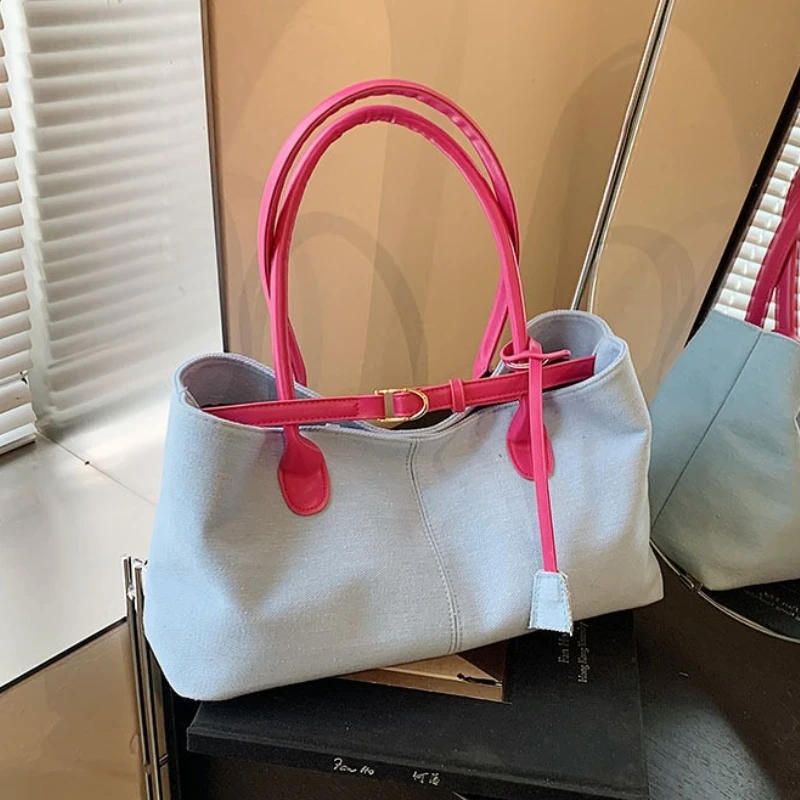 Borsa a Spalla da Donna 2025 di Alta Qualità, Alla Moda, Versatile, per il Pendolarismo, Semplice, Casual, Grande Capacità, Monospalla