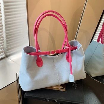 Borsa a Spalla da Donna 2025 di Alta Qualità, Alla Moda, Versatile, per il Pendolarismo, Semplice, Casual, Grande Capacità, Monospalla