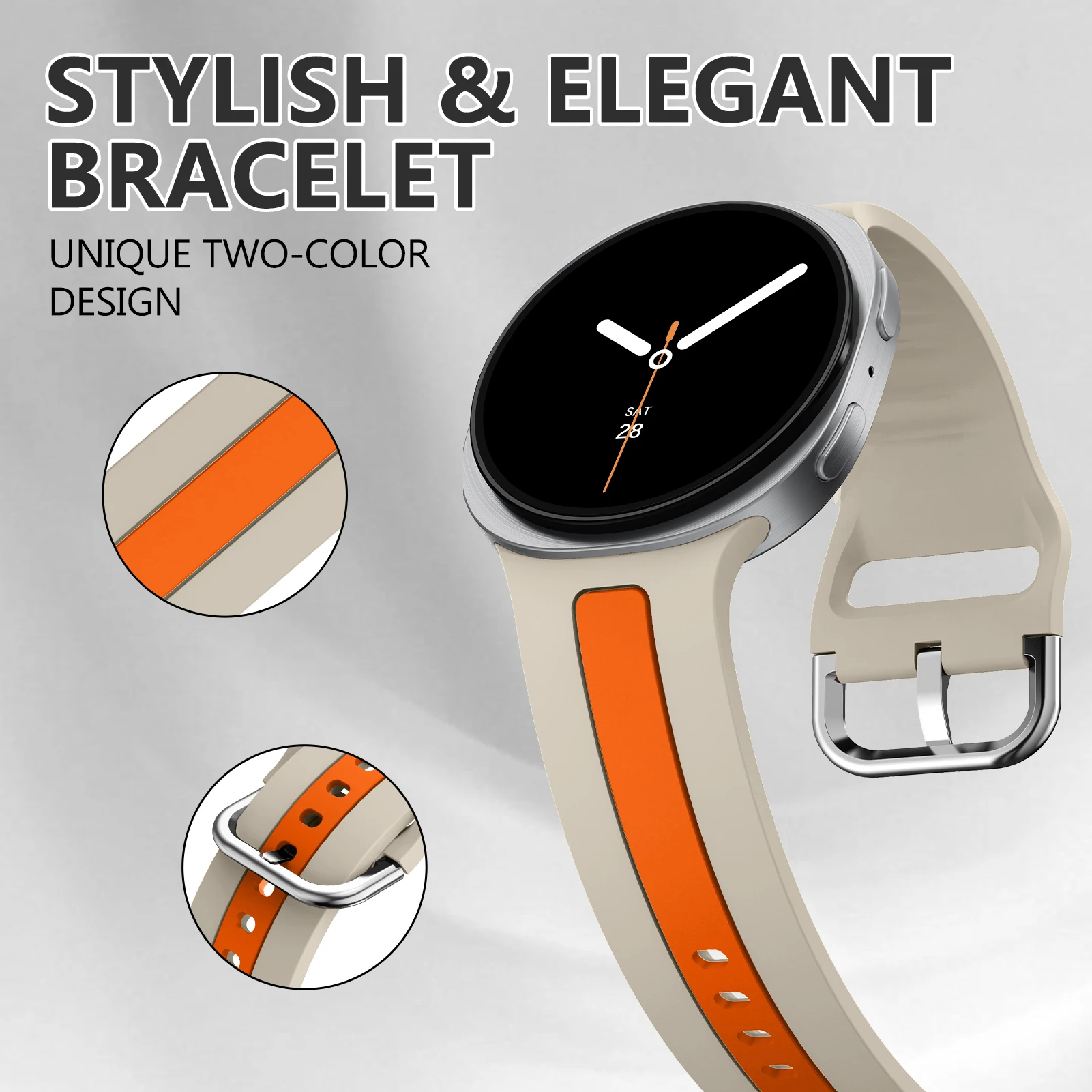 Enhanced Sport Band Strap for Galaxy Watch - Breathable and Comfortable Fitness Bracelet