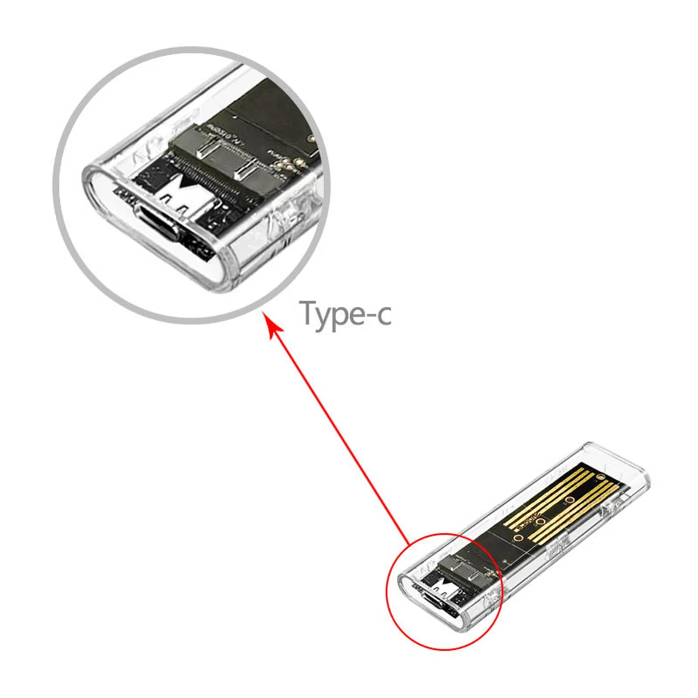 º ƮϿ M.2 NVME NGFF M2 SSD Ŭ, USB C Ÿ  SSD ̽, USB3.1  M2 SSD ڽ, 10Gbps PCIe NGFF SATA
