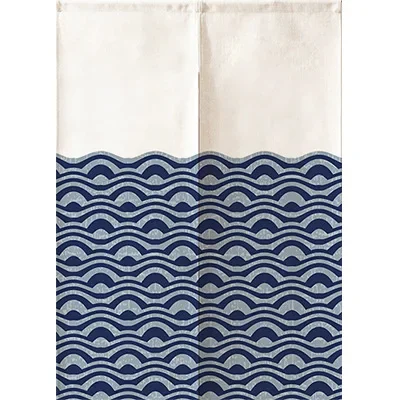 Japanese Style Splited Door Curtain Partation Blackout Room Divider Double Opening Door Curtain Lzakaya Restaurant 5